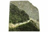 7.4" Wide, Polished Jade (Nephrite) Section - British Colombia - #200462-3